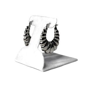 Sterling Silver Hoop Earrings NWOT